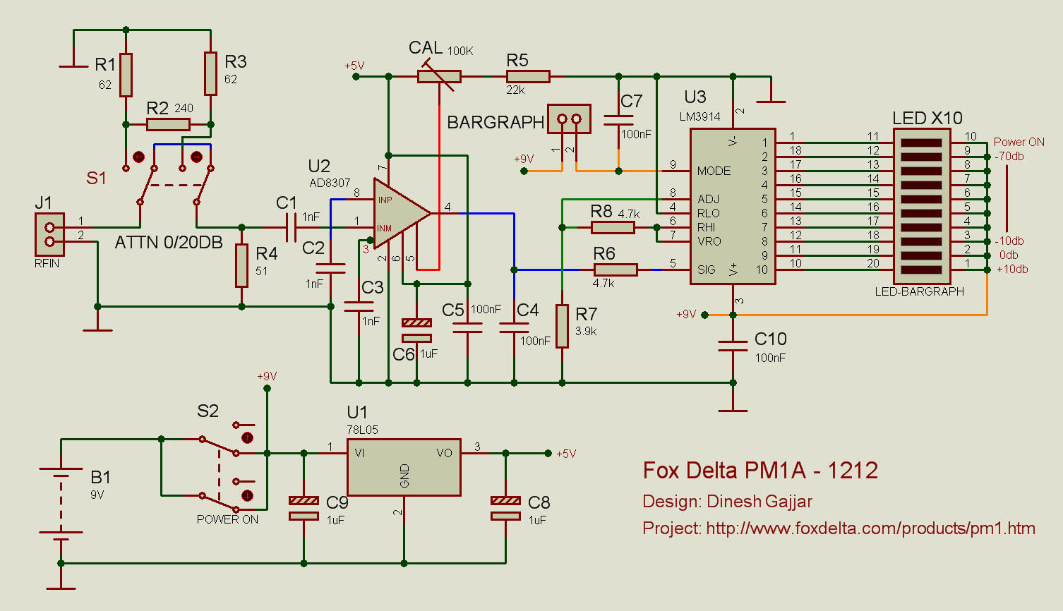 pm1a 1212 rf meter schematic